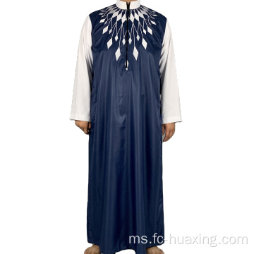 Afrika Thawb Arab Robe Thobe untuk Lelaki